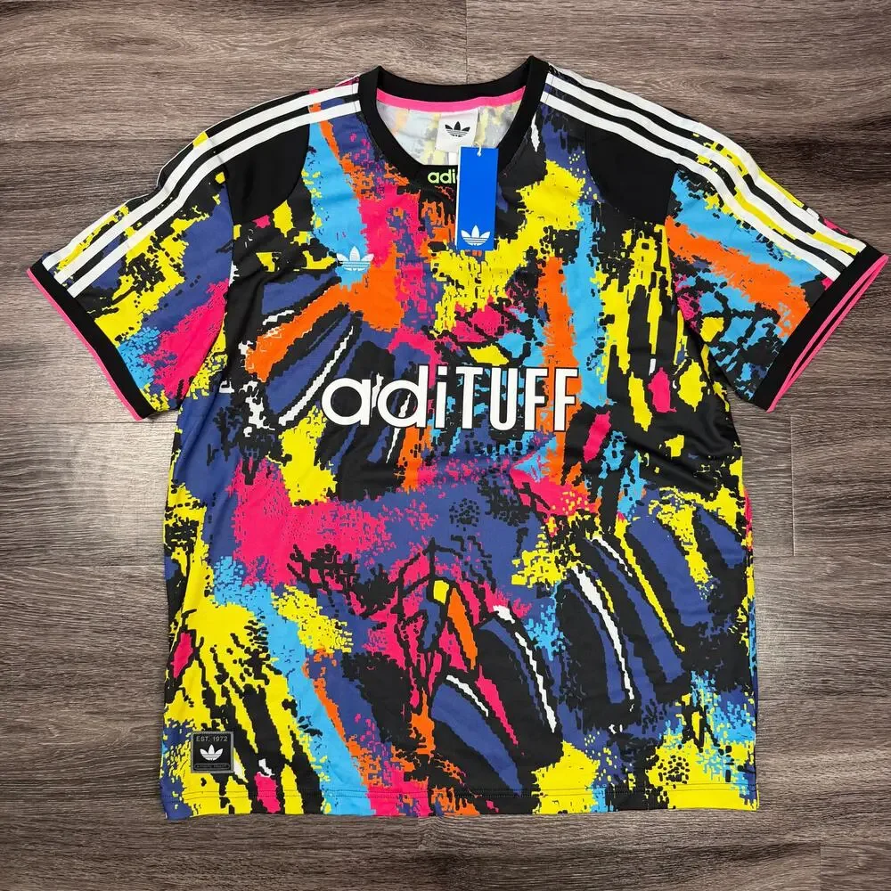 Adidas Originals Archive Jersey Graphic Print Lightweight Crew Neck M KD4800